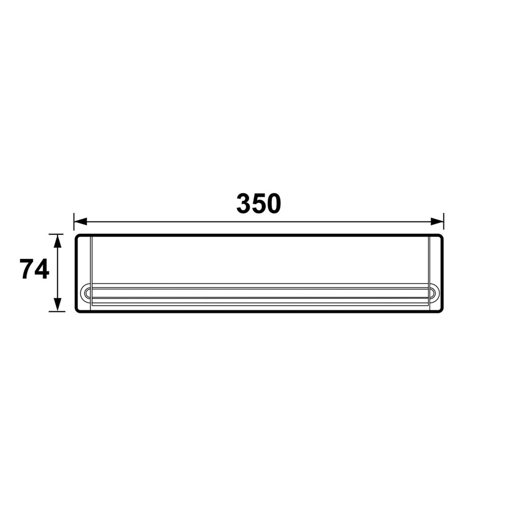 briefplaat aluminium f1 geslepen/zw axa-3