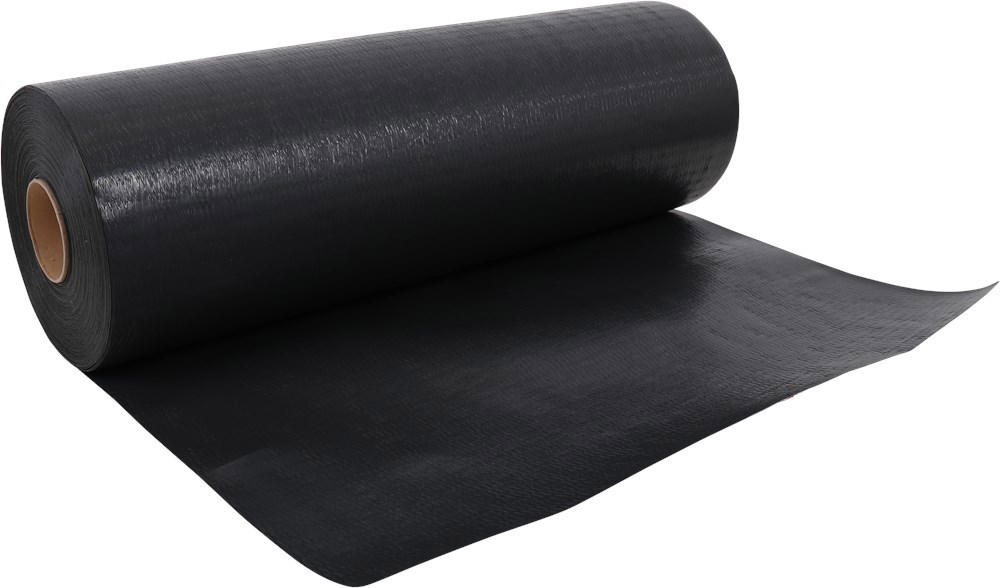 Dpc Folie Gewafeld Zwart Kelfort -  450MM 50M 300µm