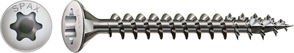 Spaanplaatschroef Rvs A2 Spax - 4.0X 40MM LK T20