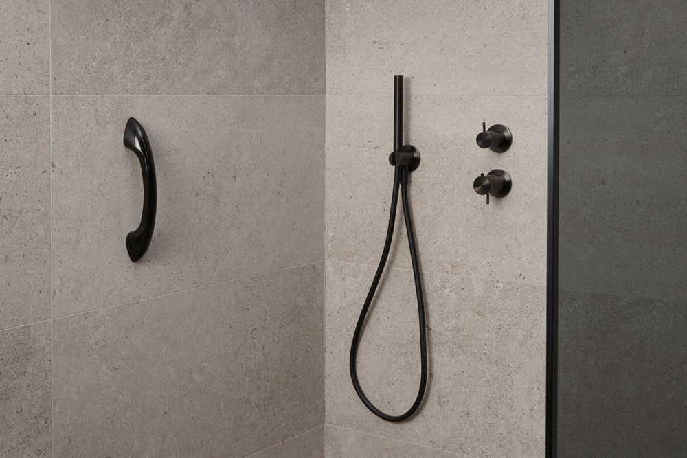 wandbeugel kunststof zwart secucare-4