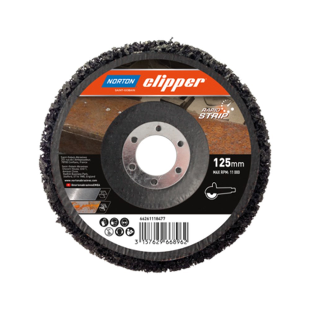 Schuurschijf Clean&Strip Norton Clipper - R4101 125X22.3MM