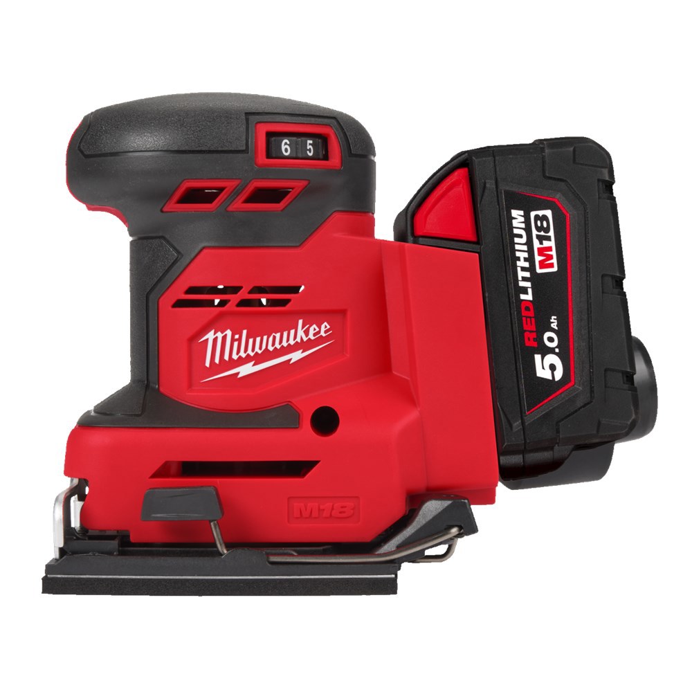 Accu Vlakschuurmachine Milwaukee - M18 BQSS-502B 18.0V