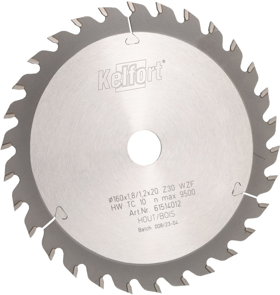 Cirkelzaagblad Hm Kelfort - 160X1.8X20MM 30FWS