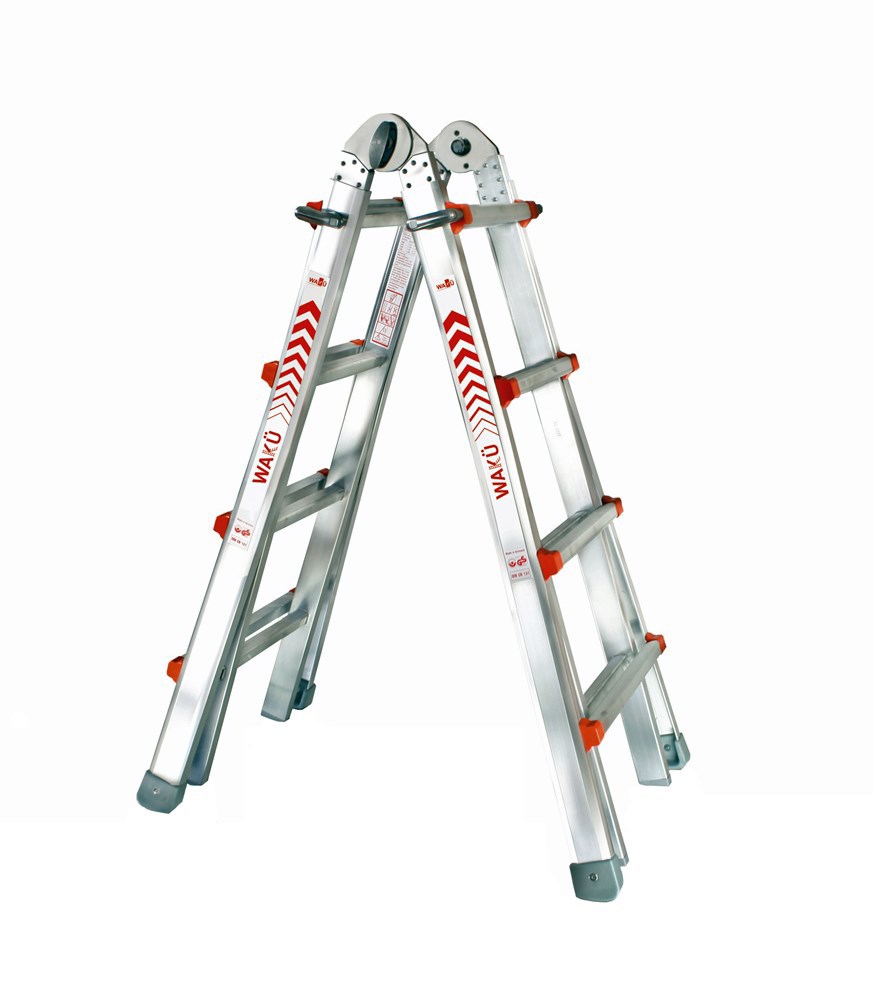 vouwladder telescoop alu.ongecoat waku-3