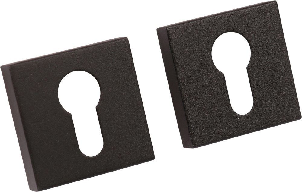 profielcilinderrozet rvs a2 zwart oxloc