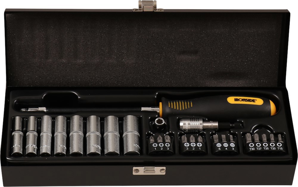 Dopsleutel-/Bitset Ironside - 25-DELIG 1/4''