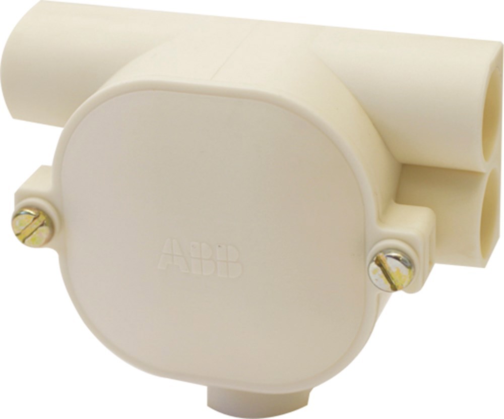 lasdoos top-T-doos dubbel pvc abb