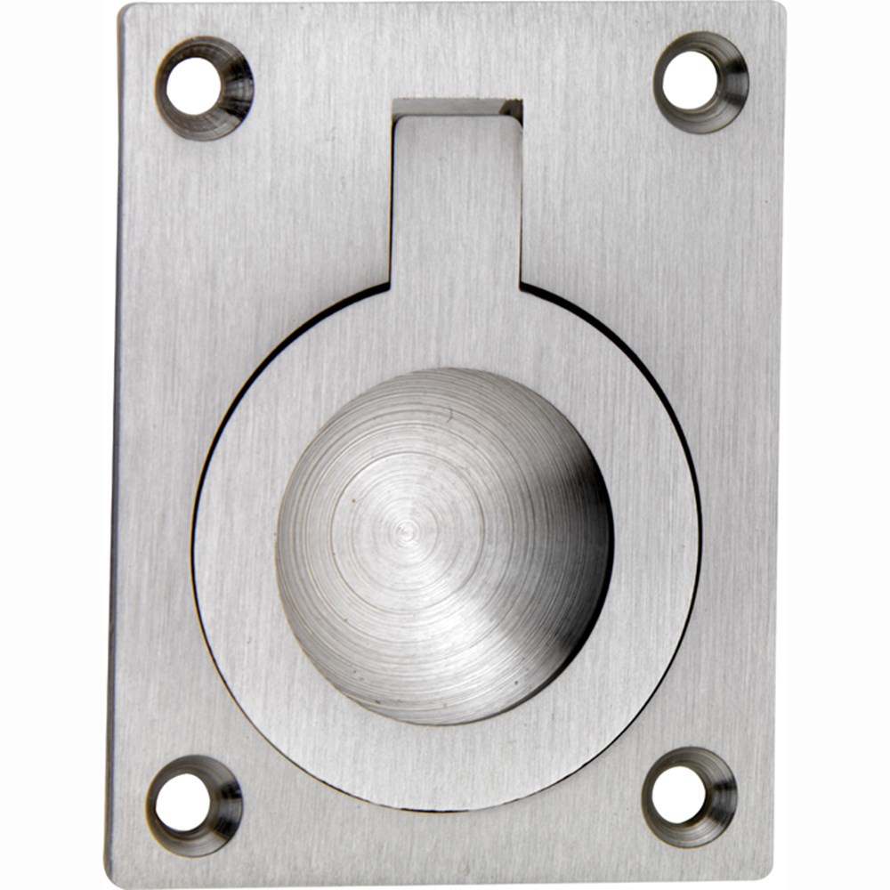 Luikring Messing Mat Nikkel Gelakt - 6905 50X38X10MM