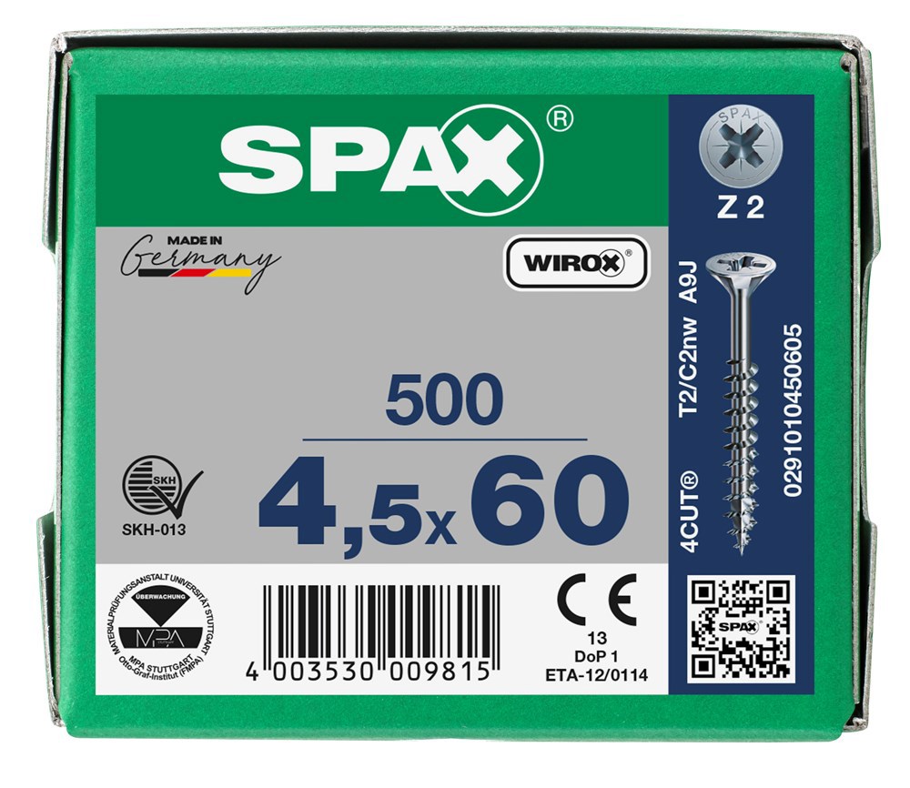 spaanplaatschroef wirox spax-6