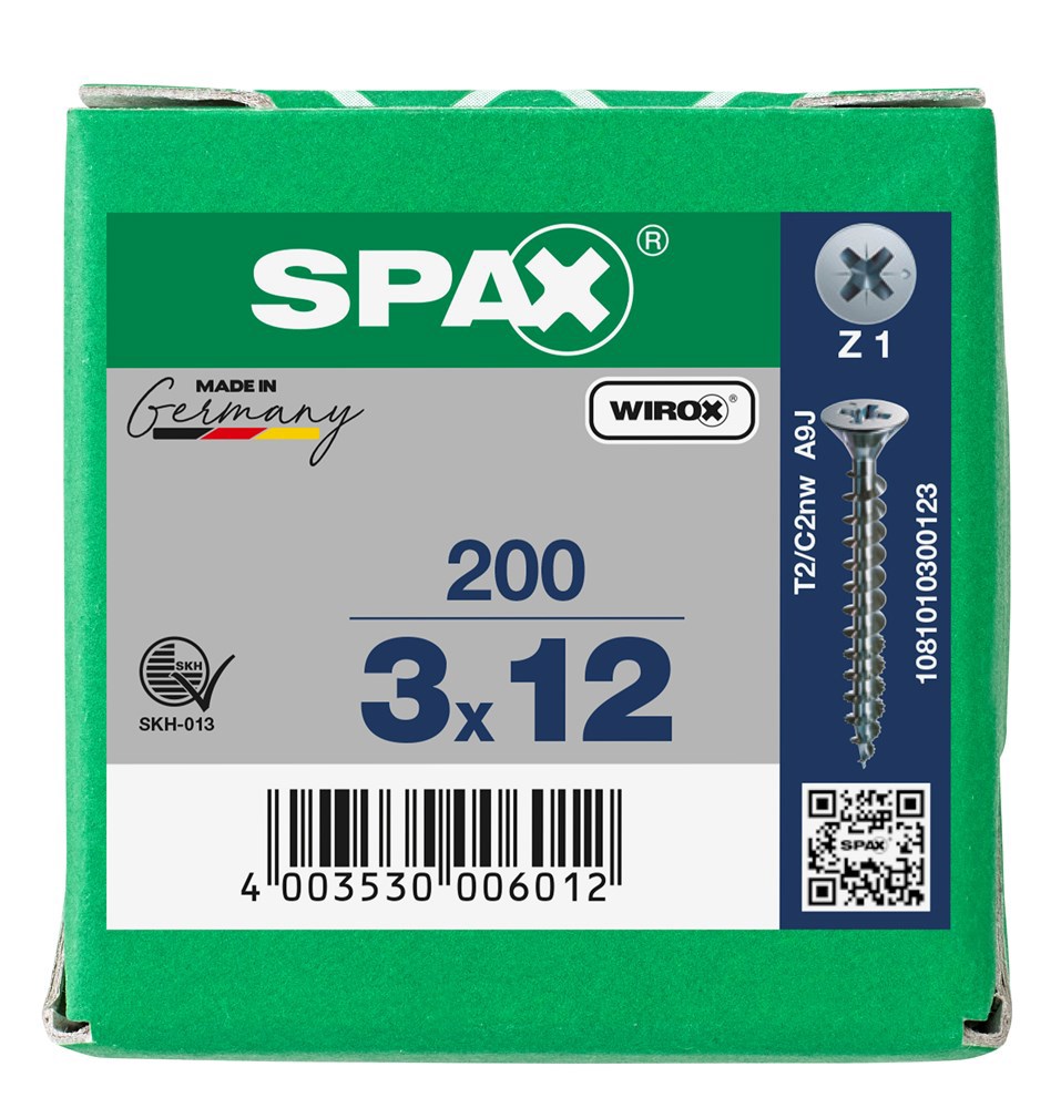 spaanplaatschroef wirox spax-6