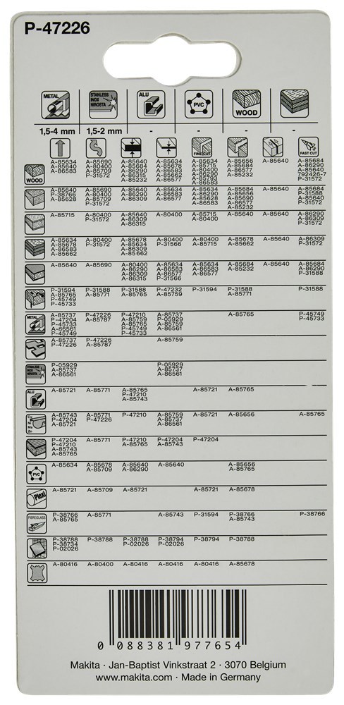 decoupeerzaagblad makita for bi-metal-3
