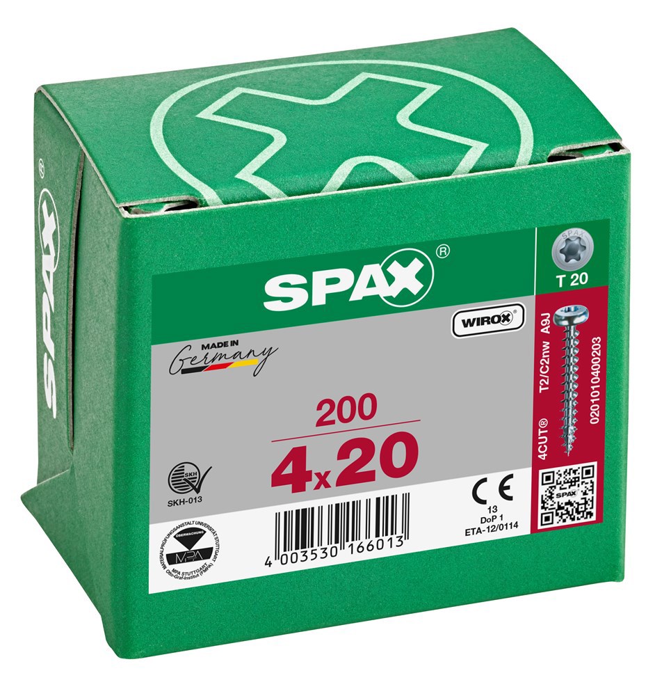 spaanplaatschroef wirox spax-4